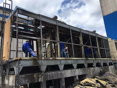 混流式閉式冷卻塔工作原理,引風(fēng)式閉式冷卻塔